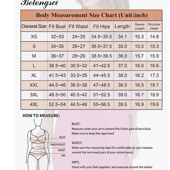 Belongsci V-Neck Flowy 3/4 Ruffle Sleeve Swing Dress Size XXL EUC - Picture 6 of 6